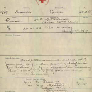Soldier packet page