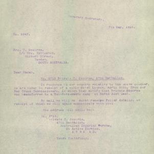 Soldier packet page