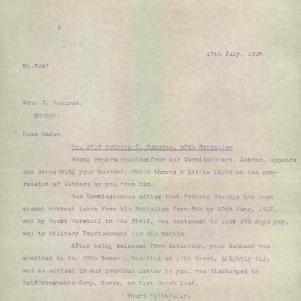 Soldier packet page