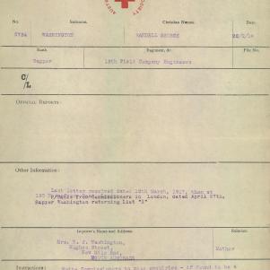 Soldier packet page