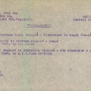 Soldier packet page
