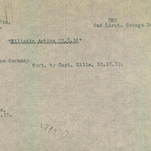Soldier packet page