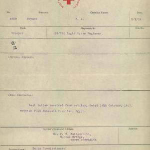 Soldier packet page