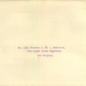 Soldier packet page