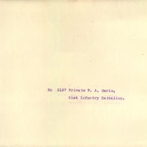 Soldier packet page
