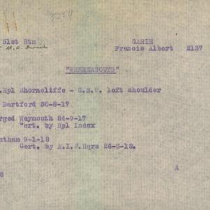 Soldier packet page