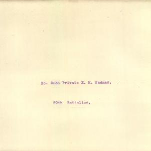 Soldier packet page