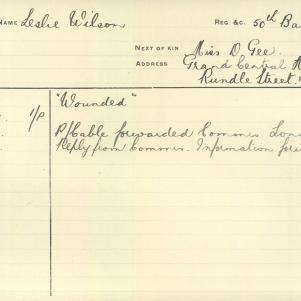 Soldier packet page