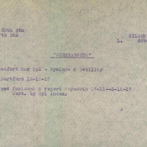 Soldier packet page