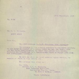 Soldier packet page