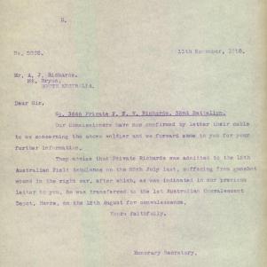 Soldier packet page