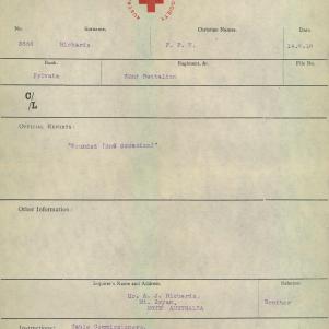 Soldier packet page