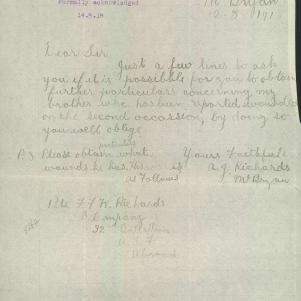 Soldier packet page