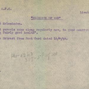 Soldier packet page