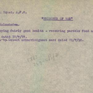 Soldier packet page