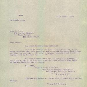 Soldier packet page