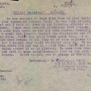 Soldier packet page