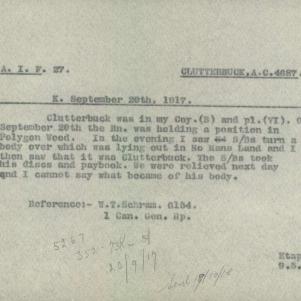 Soldier packet page