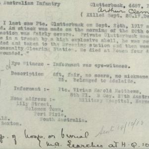 Soldier packet page