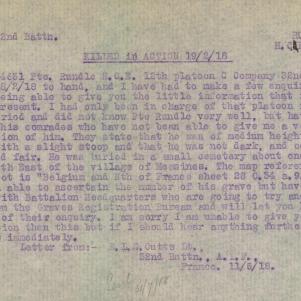 Soldier packet page