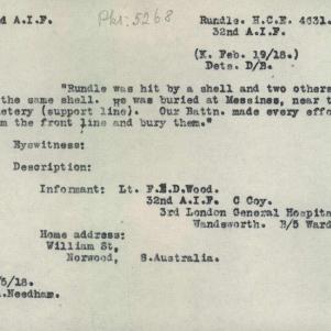 Soldier packet page