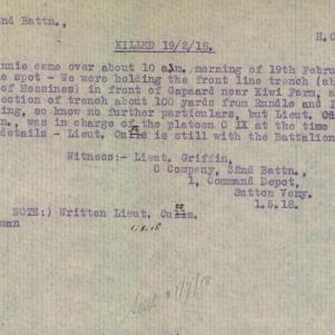 Soldier packet page