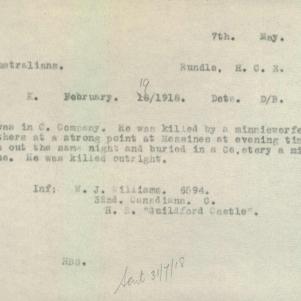 Soldier packet page