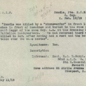 Soldier packet page