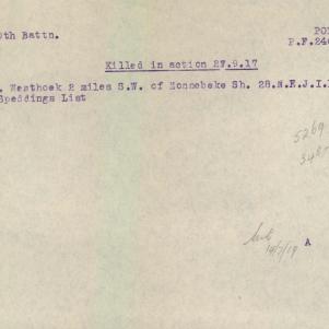 Soldier packet page