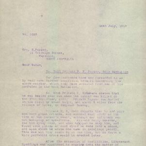 Soldier packet page