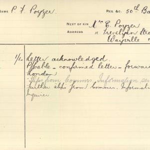 Soldier packet page
