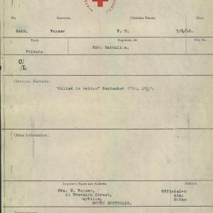 Soldier packet page