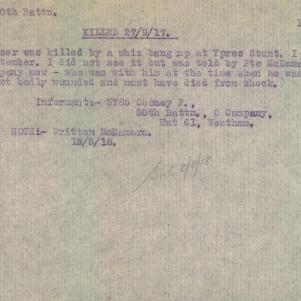 Soldier packet page