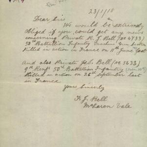 Soldier packet page