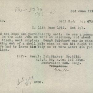 Soldier packet page