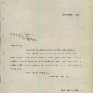 Soldier packet page