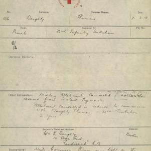 Soldier packet page