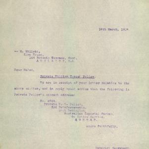Soldier packet page