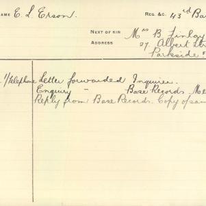 Soldier packet page