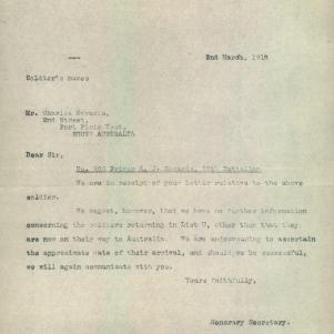 Soldier packet page