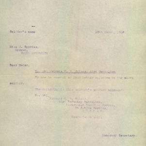 Soldier packet page