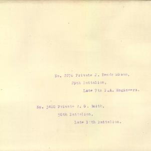Soldier packet page