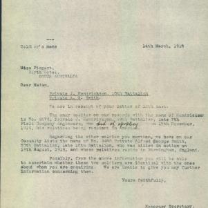 Soldier packet page