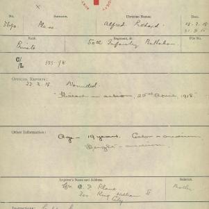 Soldier packet page