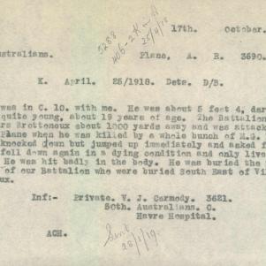 Soldier packet page