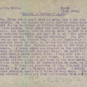 Soldier packet page