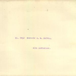 Soldier packet page