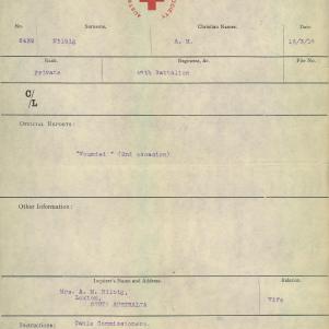 Soldier packet page