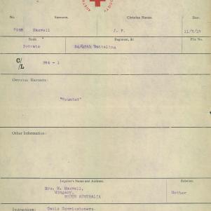 Soldier packet page