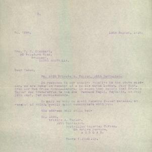 Soldier packet page